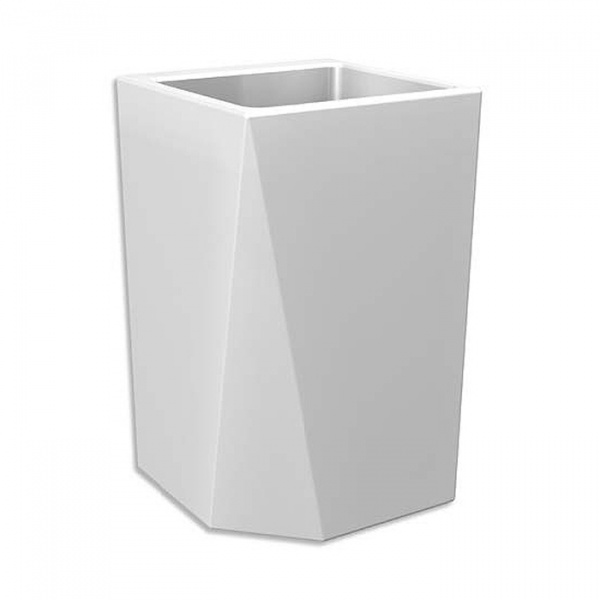 Bertocci Freeze Стакан подвесной, цвет: белый матовый композит