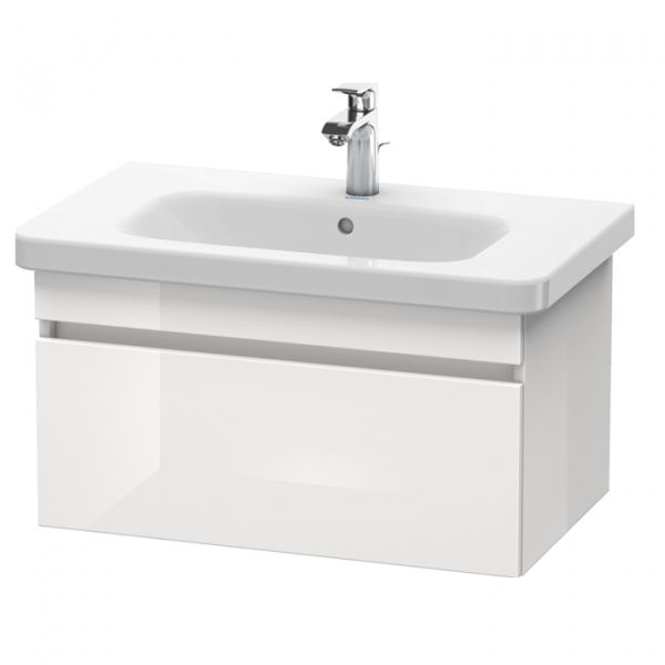 Duravit DuraStyle Комплект мебели: 800х455 умывальник 232080+подвесная тумбочка DS6381, 1 выдв ящик, вкл сифон. цвет: белый глянец