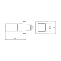 Gattoni Accessori Держатель для душа, цвет хром