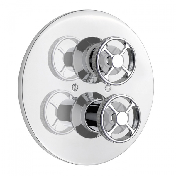 Nicolazzi Termostatico Встраиваемый смеситель, 3/4” с запорным вентилем, 4909CR44, цвет: хром