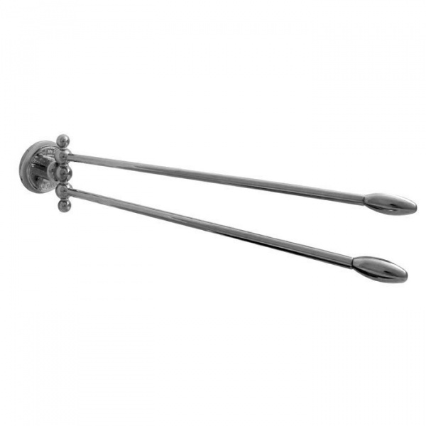 Nicolazzi Liberty Полотенцедержатель двойной поворотный 42см., подвесной, цвет: хром