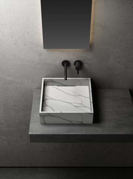 Раковина накладная ABBER Blitz AS2502GB