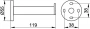 Держатель для запасных рулонов Keuco Plan 14963370000 черный