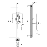 Gessi iSpa Душевая штанга с ручным душем , цвет: хром