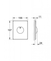 Панель смыва для унитаза Grohe Skate 38573SH0