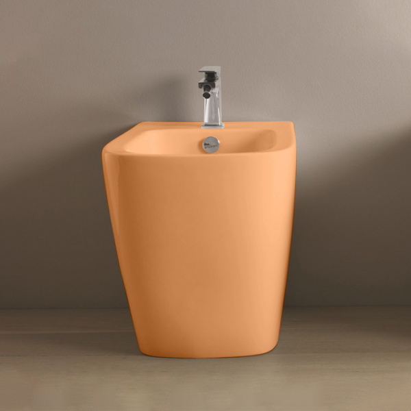 Artceram A16 Биде напольное 52,5х36хh42см, с 1 отв под смеситель, цвет: arancio cammeo