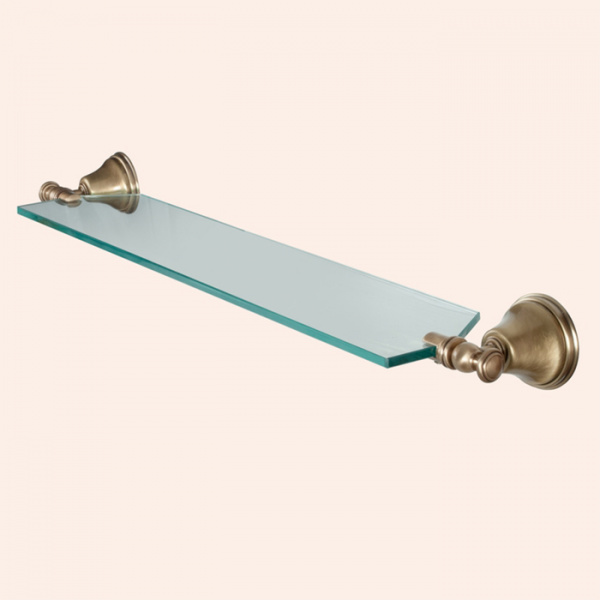 TW Harmony 018, стеклянная полочка 71см, подвесной, цвет: бронза