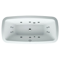 Laufen Palomba Ванна 180x90x45.5см, отдельностоящая, с слив-переливом, с каркасом и панелью, материал: акрил