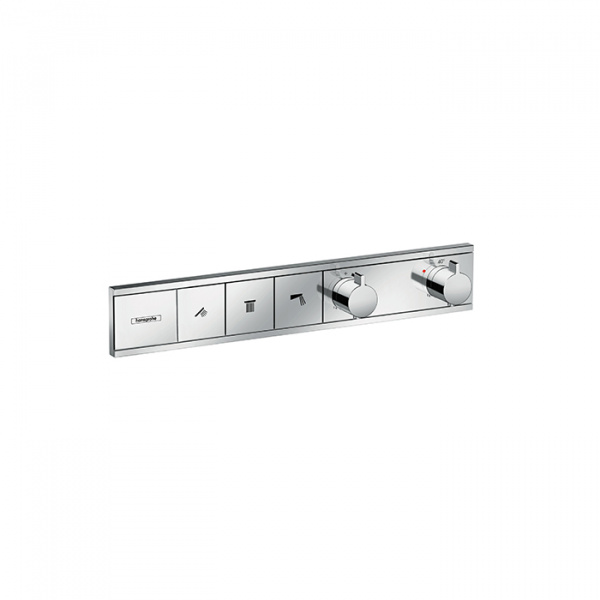 Hansgrohe RainSelect Термостат для душа, 3 источника, внешняя часть, цвет: хром