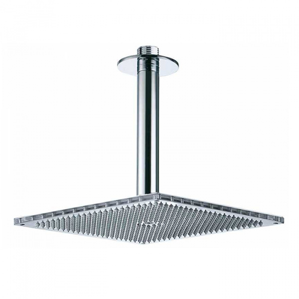 BOSSINI DREAM-CUBE Верхний душ 300 x 300 мм 1 режим - держателем вертикальным 300 x Ø 36 мм, цвет: хром