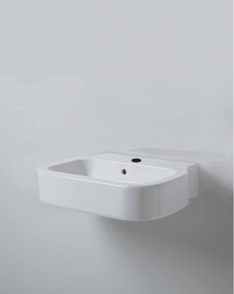 AZZURRA GLAZE Раковина 60х46 см, 1 отв., подвесная, цвет: белый