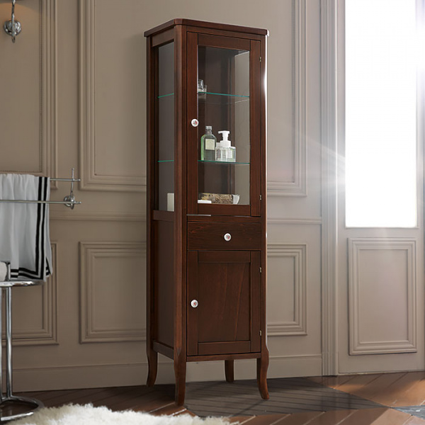 Kerasan Retro Колонна, ручки: керамика 465*34*160,5см, Цвет: noce (орех)