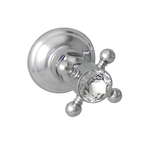Nicolazzi Half Dome Crystal Вентиль запорный 1/2”, цвет: хром