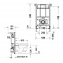 Duravit DuraSystem Рама для установки подвесного унитаза Standard 84x50x15.5 см