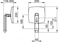 Косметическое зеркало Keuco iLook Move 17613 019003 с подсветкой