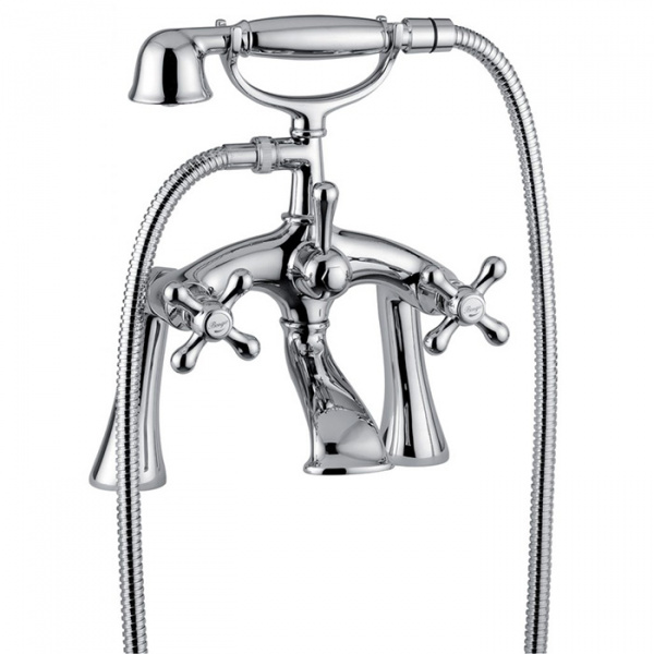 Bongio Axel Смеситель для ванны, 2 отв., цвет: хром