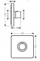 Axor ShowerSelect Термостат Highflow для скрытого монтажа, внешняя часть, цвет: хром