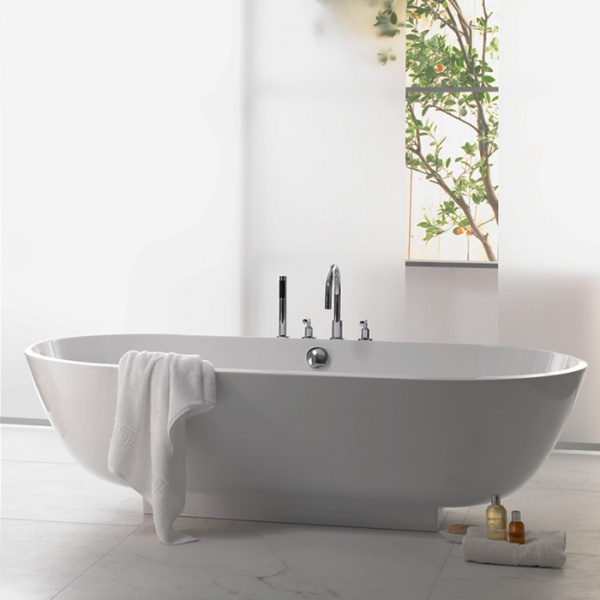 Burgbad Crono Ванна отдельностоящая 180x80x57.5 см, овальная