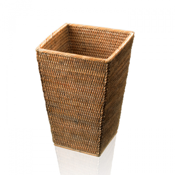 Decor Walther Basket KK Корзина для бумаги 19.5x30см, напольная, цвет: ротанг темный