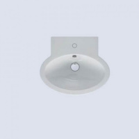 AZZURRA COMODA Раковина 55х47 см, 1 отв., цвет: белый