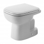 Duravit D-Code Унитаз напольный 53х35см, для независимого подключения воды, включая крепление, цвет: белый