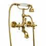 Kerasan Retro Смеситель для ванны с лейкой, золото