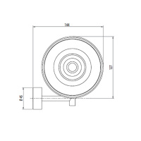 Gattoni Easy мыльница подвесная стекло матовое, цвет:  хром