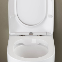 Напольный приставной унитаз Mia Rimless Ceramica Nova белый CN1810