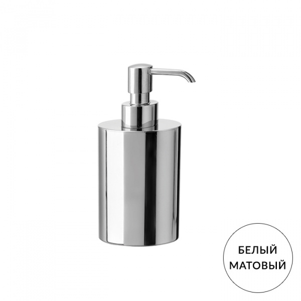 Kerasan Nolita Диспенсер для жидкого мыла настольный, цвет: белый матовый