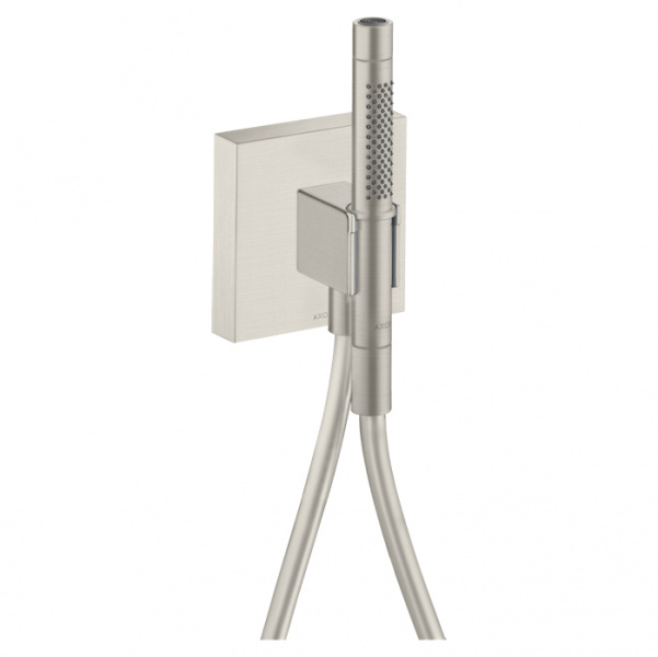 Axor Shower Porter Душевой гаринитур, c ручным душем с 2 режимами, шланг 125см, настенный, цвет: сталь
