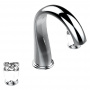 THG Pуtale de cristal clair Смеситель для ванны, 3 отв., цвет: хром/прозрачный хрусталь