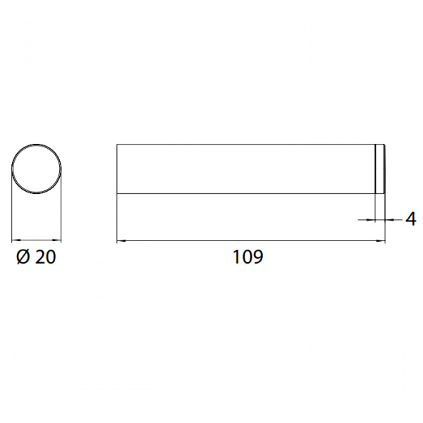 EMCO Flow Держатель запасного рулона, горизонтальный, подвесной, цвет: хром