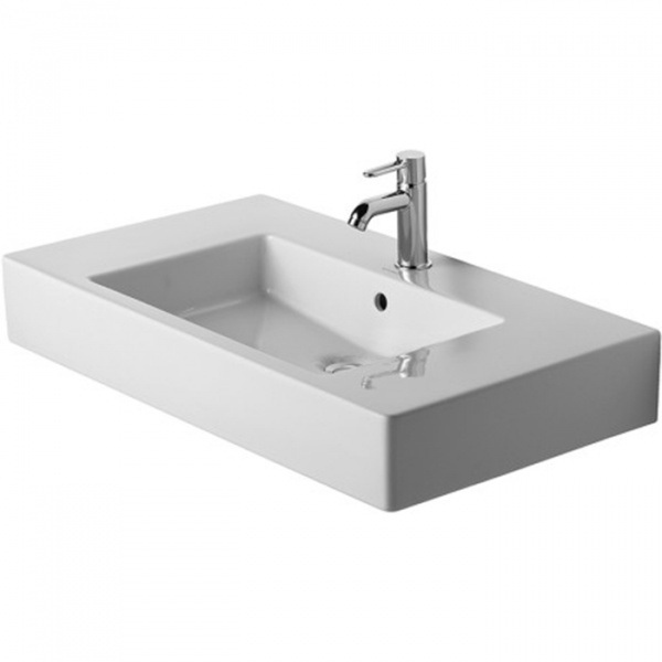 Duravit Vero Раковина 85x49 см, 1 отв., с переливом, цвет: белый