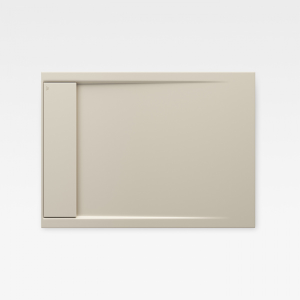 Armani Roca Island Душевой поддон 130х95х6.5см, слив Ø9см, мат-л: Fireclay, цвет: greige