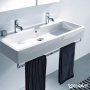 Duravit D-Code Полотенцедержатель труба с квадратным сечением, 115x1.4см, хром