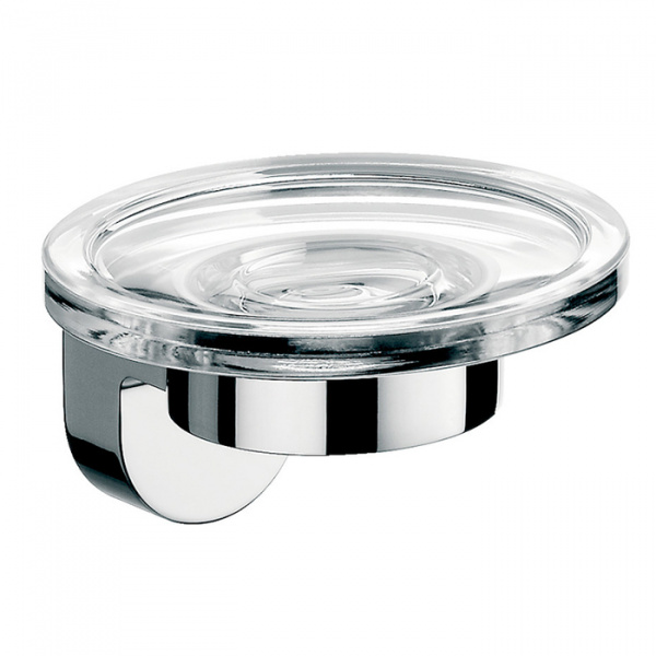 EMCO Mundo Мыльница подвесная, стекло прозрачное, цвет: хром