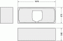 Опора из стиропора для ванны Duravit Happy D.2, 157x67