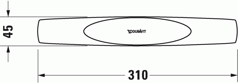 Поручень для ванны Duravit 