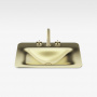 Armani Roca Baia Раковина 66x47 см, 3 отв., встраиваемая сверху, цвет: matt gold