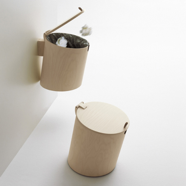 Agape Midi Basket Корзина d25x30см, напольное, цвет: тик