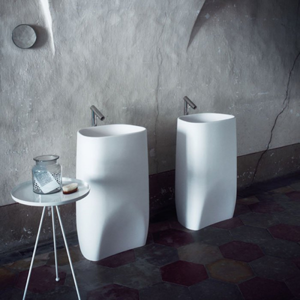 Agape Ottocento Раковина 55х49х90 см, без отв., напольная, цвет: белый