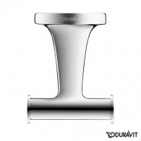 Duravit Starck T Двойной крючок, подвесной, цвет: хром