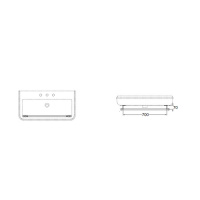 AZZURRA CHARME полотенцедержатель для раковины CHA290, цвет хром