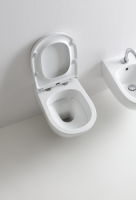 Kerasan Aquatech Унитаз подвесной,безободковый,55х36.5см, цвет: белый