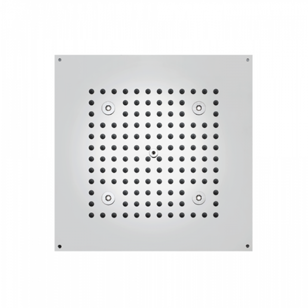 BOSSINI DREAM-CUBE Верхний душ 470 x 370 мм с 4 LED RGB, блок питания/управления, Cromoterapia, гибкая подводка, цвет: хром