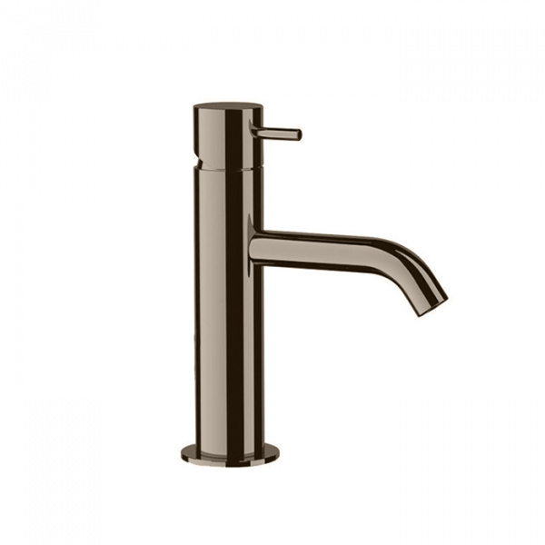 Kerasan Nolita Смеситель для раковины на 1 отв., без донного клапана, излив 110мм, h79мм, цвет: никель