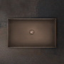 Gessi 316 Раковина 60x35 см, без отв., для установки на столешницу, без перелива, нержавеющая сталь, цвет: Copper Brushed PVD