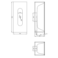 Bette Lux SHAPE Ванна прямоугольная отдельностоящая, 180х80х45см на каркасе, покрыта эмалью снаружи и изнутри, BetteGlasur® Plus