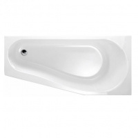 Ванна асимметричная Geberit 657261000, 160х75, санитарный акрил