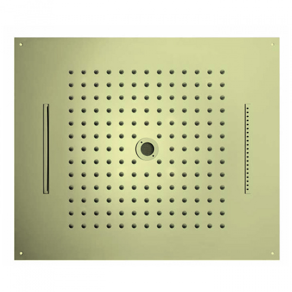 BOSSINI  DREAM/4 Верхний душ 570 x 470 mm, 4 режима (дождь, каскад, водопад моноструя), цвет: золото